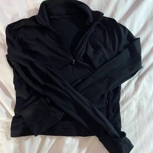 lululemon it’s rulu run cropper quarter zip